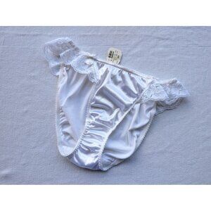 Victoria's Secret Second‎ Skin Panties Size S/5 Vintage Gold Label Bridal String